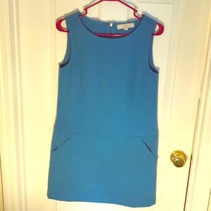 LOFT sky blue shift dress size 4